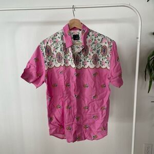 Vintage Lizwear Western Dolly Popbilly Retro Cowgirl Shirt